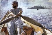 Anders Zorn Kaik oarsman Spain oil painting artist